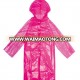 PE different color material for children raincoat,rain poncho