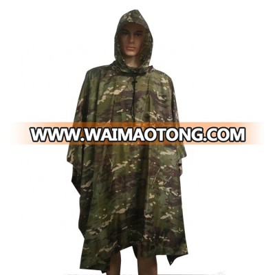 Hunting military camouflage poncho raincoat