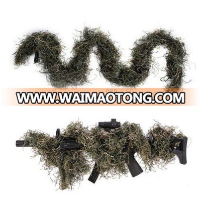 Camouflage Hunting Tactical Ghillie Rifle Wrap Cover