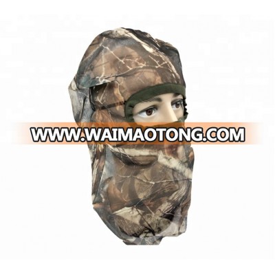 Hot Sale Outdoor Hunting Headcover Camo Face Mask Camo Face Shield Hunting Face Mask