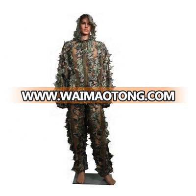 light weight 3D Leaf Camouflage hunting Clothing suit