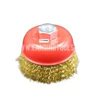 High Quality Crimped Steel Wire Polishing Circular Cleaning Brass Brushes